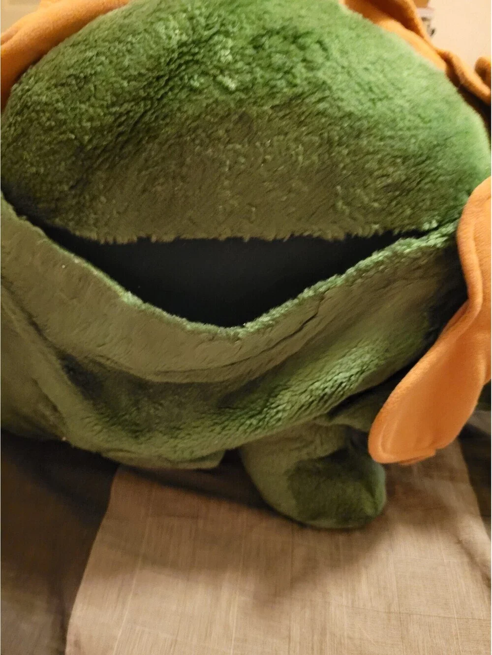 Vintage Target Dayton Hudson Triceratops Dinosaur Pajama Keeper Plush Pillow